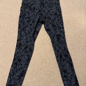 Athleta Black Track Pants with Tapered Leg Design